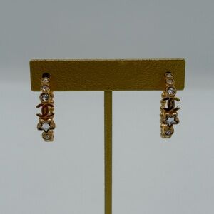 Gold and Silver Star Earrings